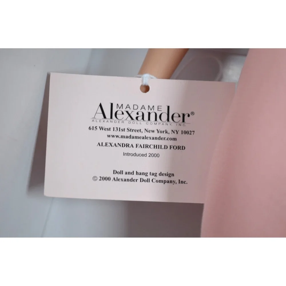 Madame Alexander ALEX 2000 Alexandra Fairchild Ford Fashion Doll Pink‎ Outfit